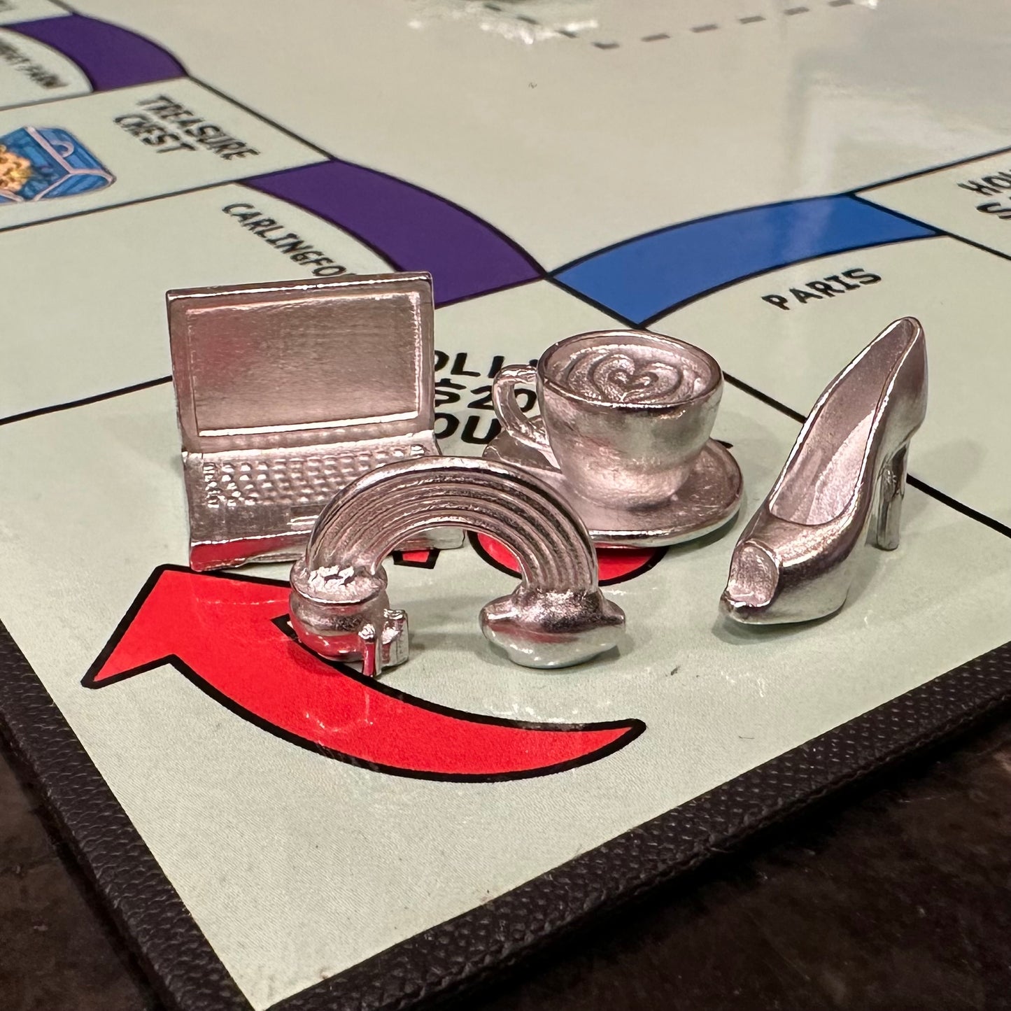 Metal Monopoly Tokens - Choose your own Game pieces