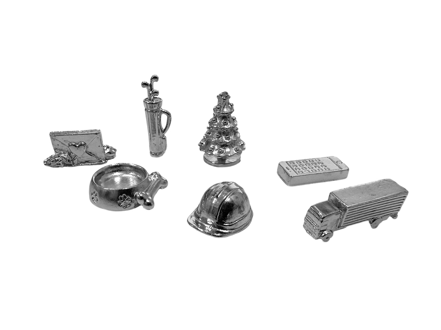 Metal Monopoly Tokens - Choose your own Game pieces