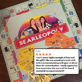 Cartoon Portrait Edition: Customopoly Board Game