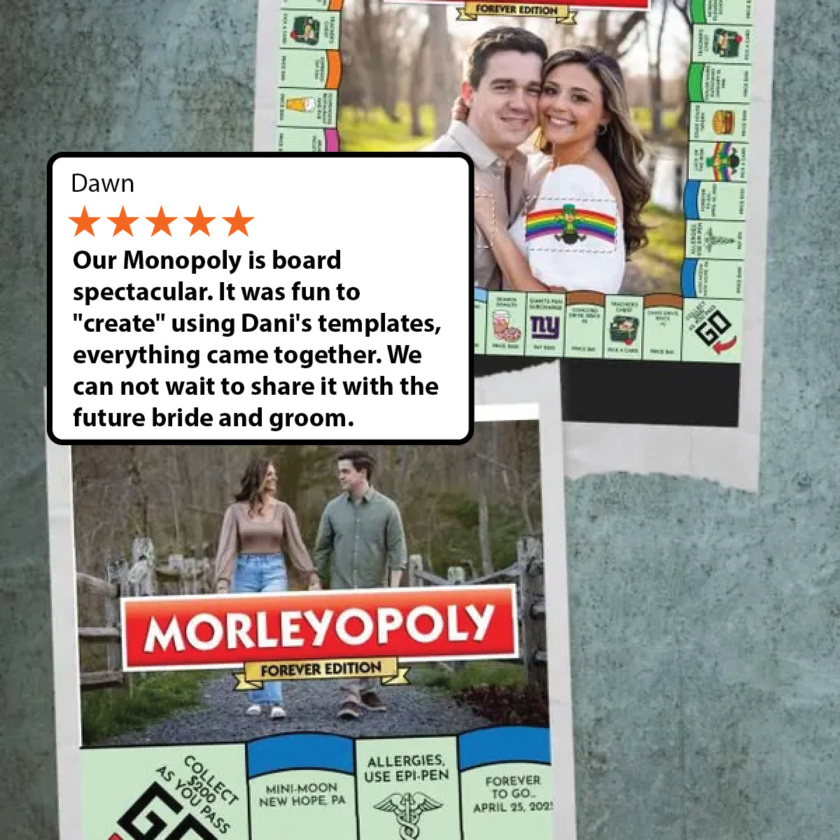 The Photo Edition Package - Custom opoly Board Game