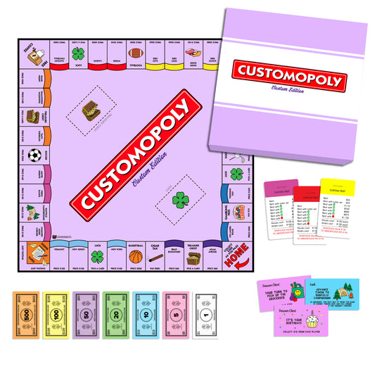 The Light Purple Edition Package - Custom opoly Board Game