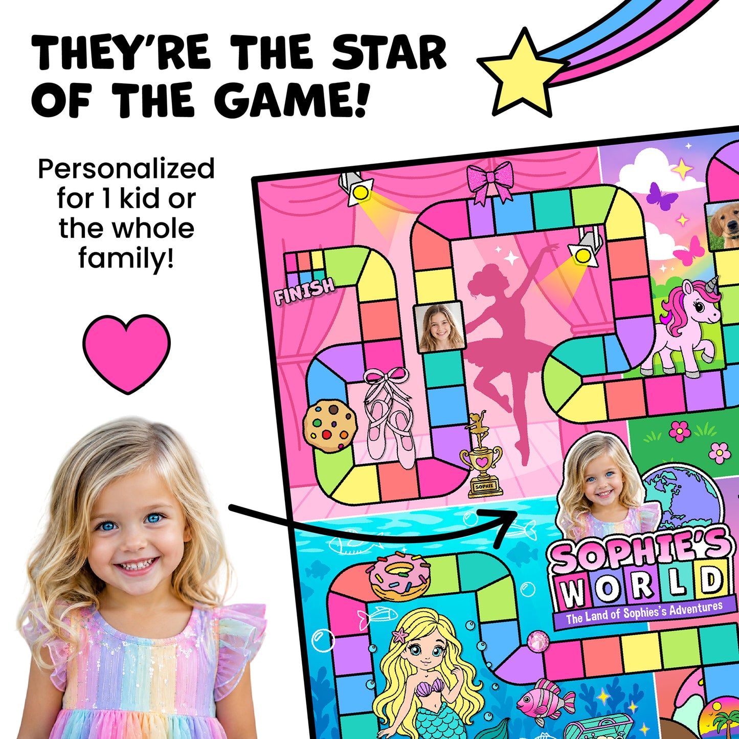 Personalized Kids Board Game (Ages 3-7)