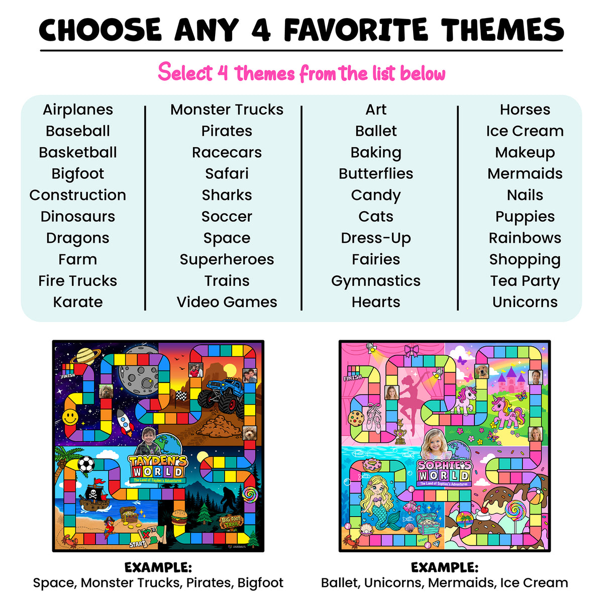 Personalized Kids Board Game (Ages 3-7)
