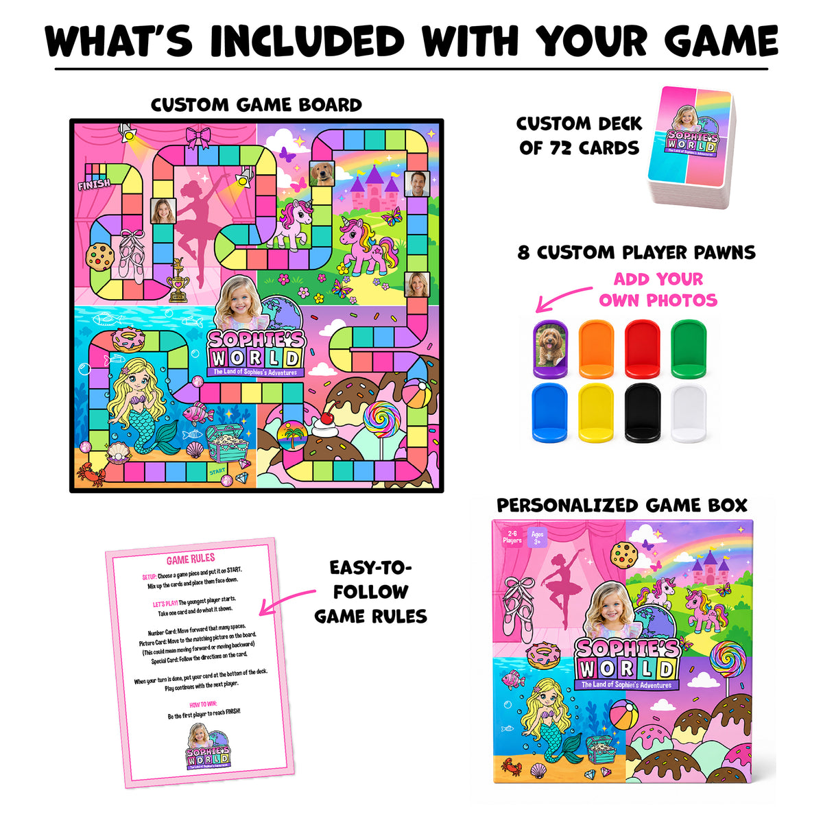 Personalized Kids Board Game (Ages 3-7)