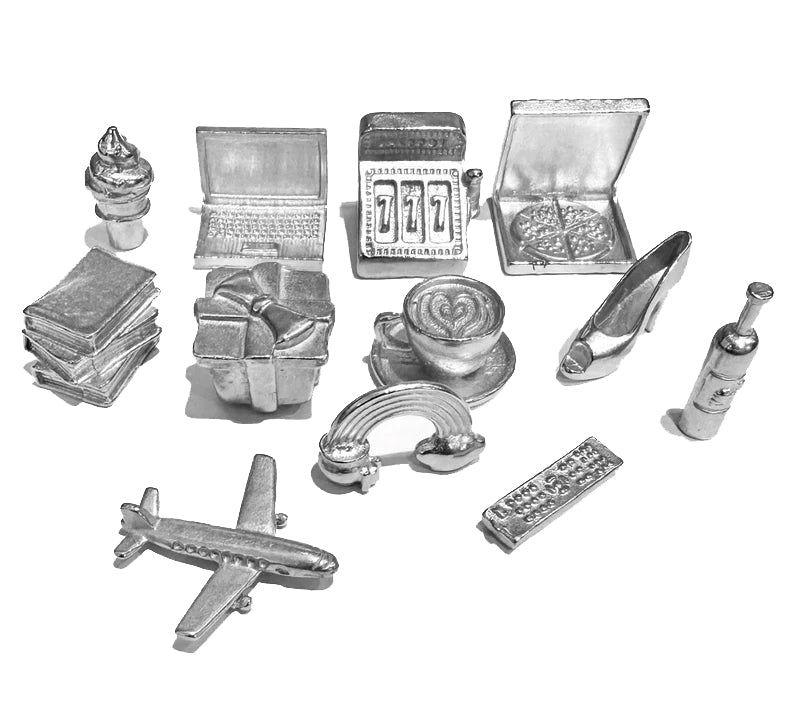 Metal Monopoly Tokens - Choose your own Game pieces