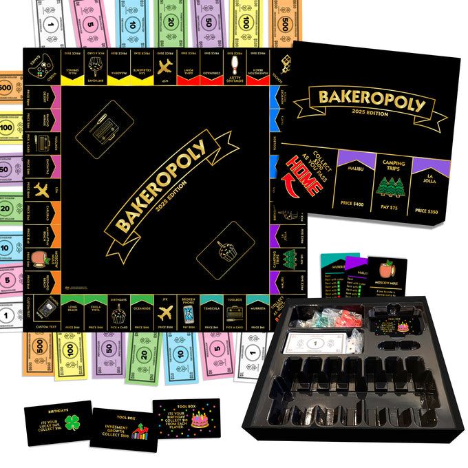 Black & Gold Edition: Customopoly Board Game