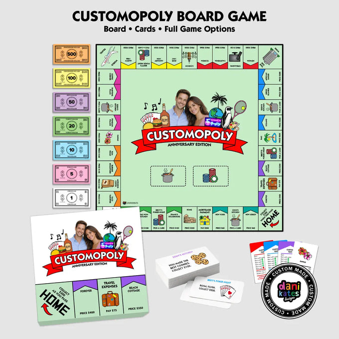 Cartoon Portrait Edition: Customopoly Board Game