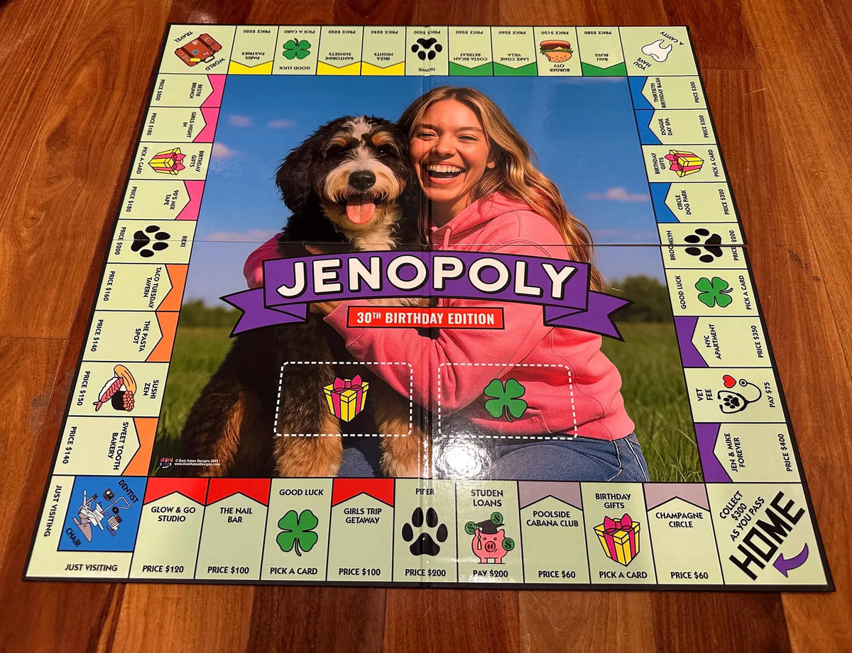 Customize Monopoly Custom Monopoly Game | Personalized Monopoly Board Game – Dani Kates ...