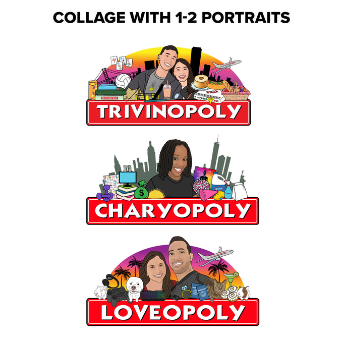 Cartoon Portrait & Collage Edition Package