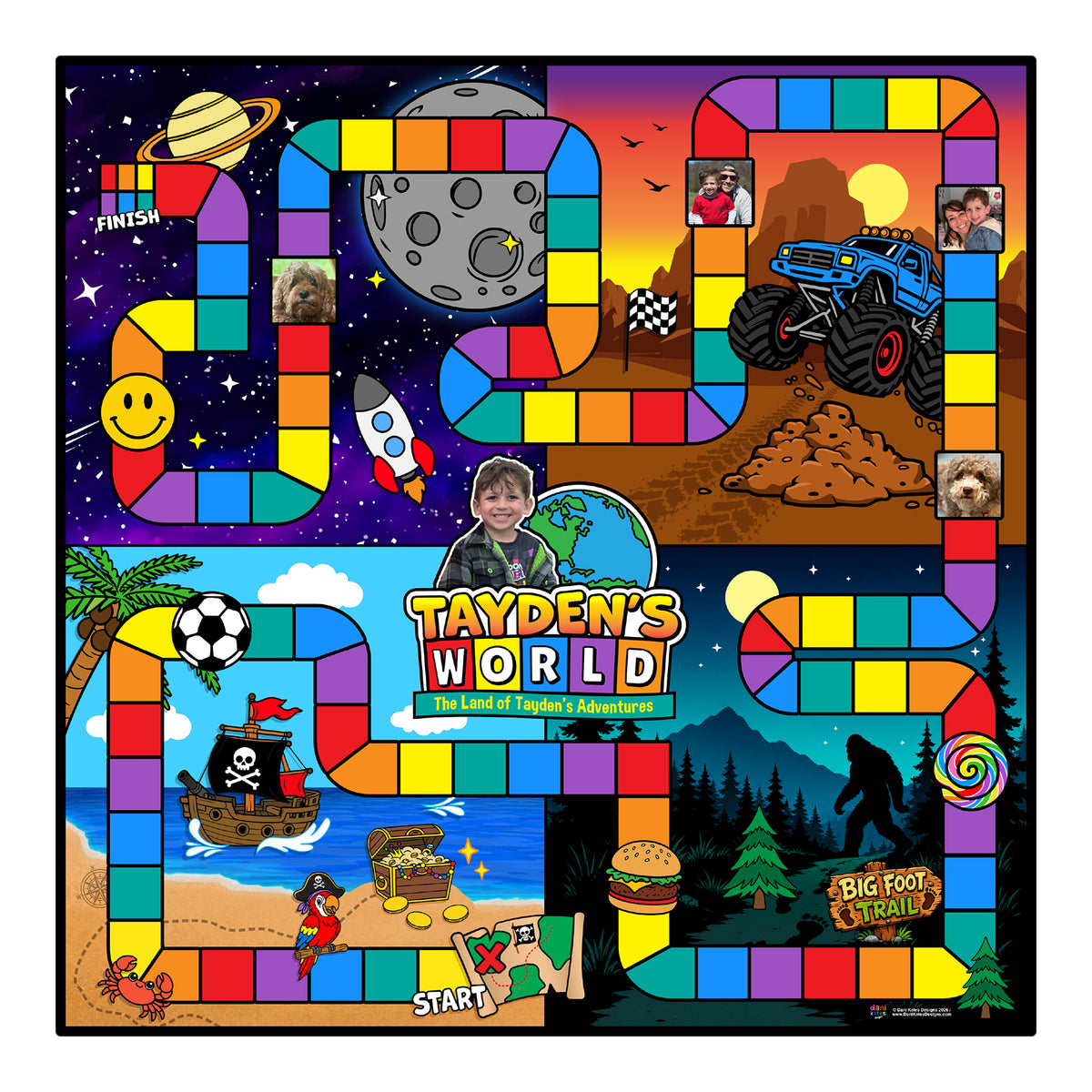 Personalized Kids Board Game (Ages 3-7)