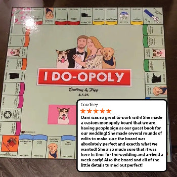 Cartoon Portrait Edition: Customopoly Board Game